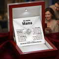Infinity-Kette für Mama im Mahagoni-Lichterkästchen