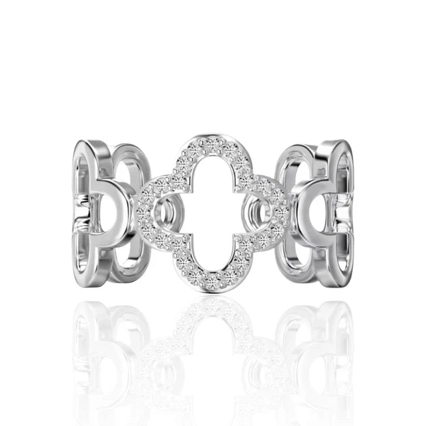 Luxe Clover Ring | 925 Sterling Silver