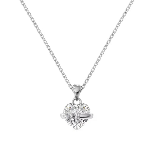 Heart Bow Necklace